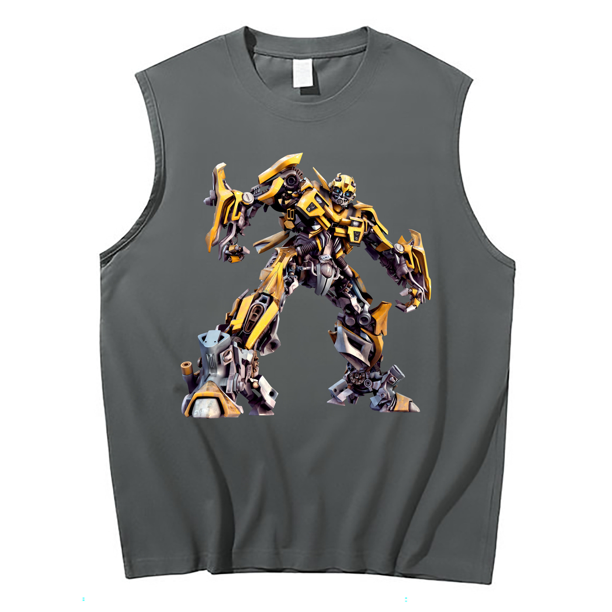（画像用） Transformers トランスフォーマー コットン100％タンクトップ（フロントプリント）
